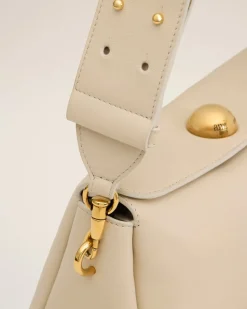 Sac Beige Carrousel En Cuir