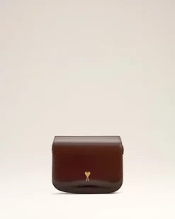 Sac Bordeaux Paris Paris En Cuir Glacé