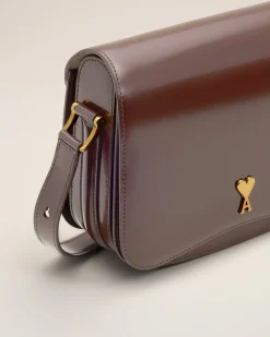 Sac Bordeaux Paris Paris En Cuir Glacé