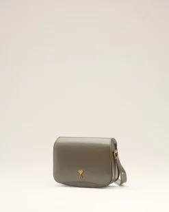 Sac Gris Paris Paris En Cuir Glacé