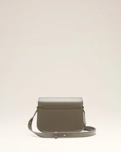 Sac Gris Paris Paris En Cuir Glacé