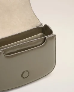 Sac Gris Paris Paris En Cuir Glacé