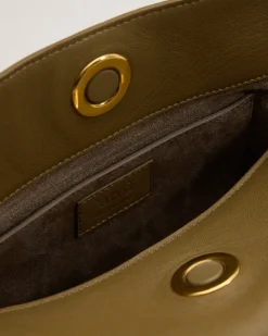 Sac Kaki Carrousel En Cuir