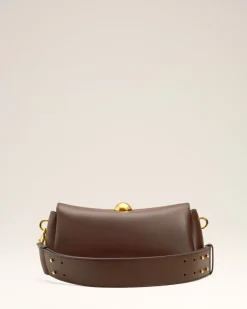 Sac Marron Carrousel En Cuir Lisse