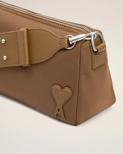 Sac Marron Marcel En Toile De Nylon