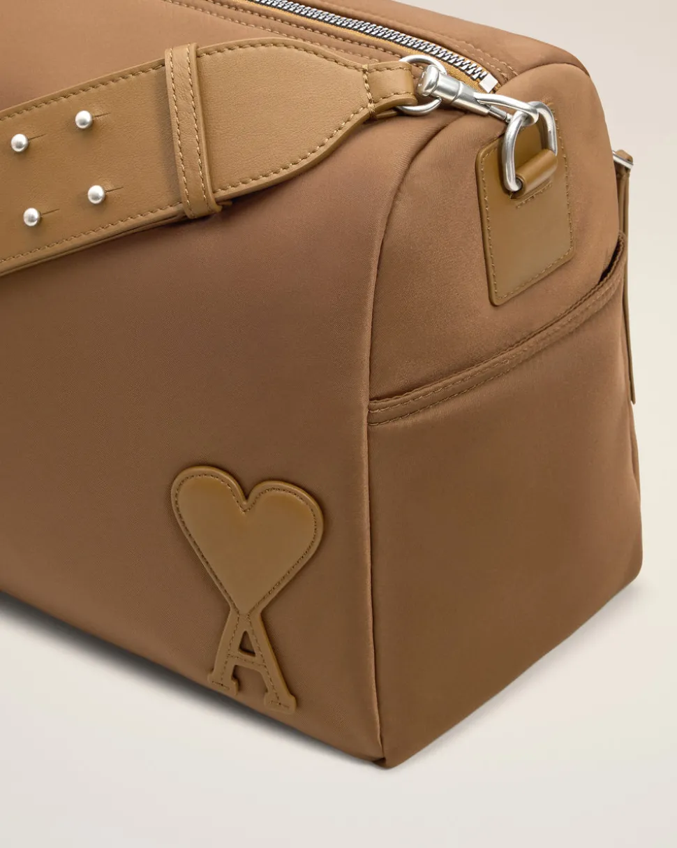 Sac Marron Marcel Grand En Toile De Nylon