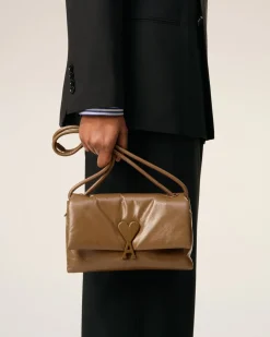 Sac Marron Voulez Vous En Cuir Lisse