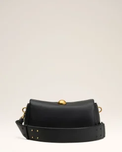 Sac Noir Carrousel En Cuir Lisse