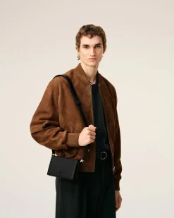 Sac Noir Lunch Box Ami De Coeur En Cuir Lisse