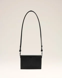 Sac Noir Lunch Box Ami De Coeur En Cuir Lisse
