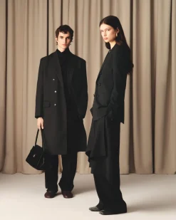 Sac Noir Mimi En Cuir Lisse