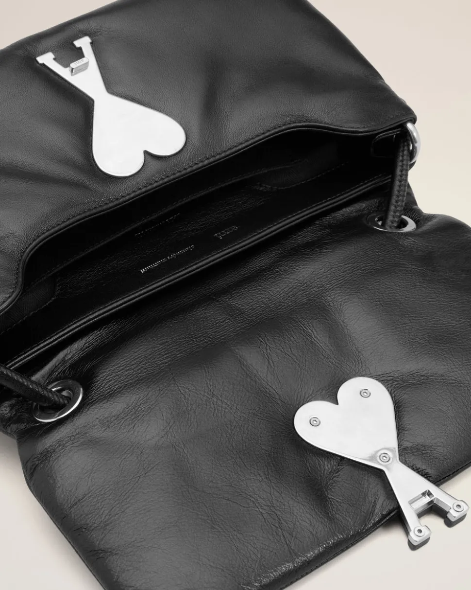 Sac Noir Voulez Vous En Cuir Lisse