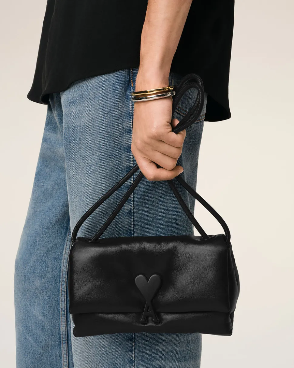 Sac Noir Voulez Vous En Cuir Lisse