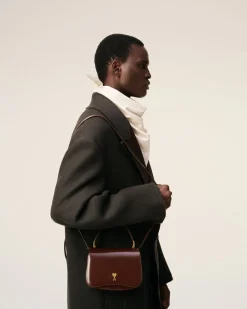 Sac Top Handle Bordeaux Paris Paris En Cuir Glacé