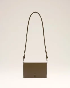 Sac Vert Lunch Box Ami De Coeur En Cuir Lisse