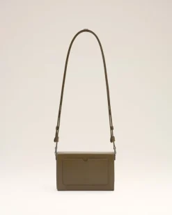 Sac Vert Lunch Box Ami De Coeur En Cuir Lisse