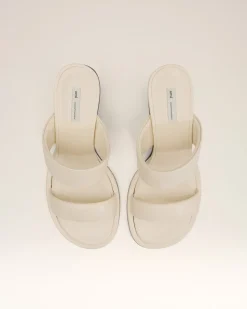 Sandales Piano Beiges En Cuir