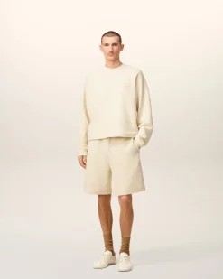 Short Blanc En Coton