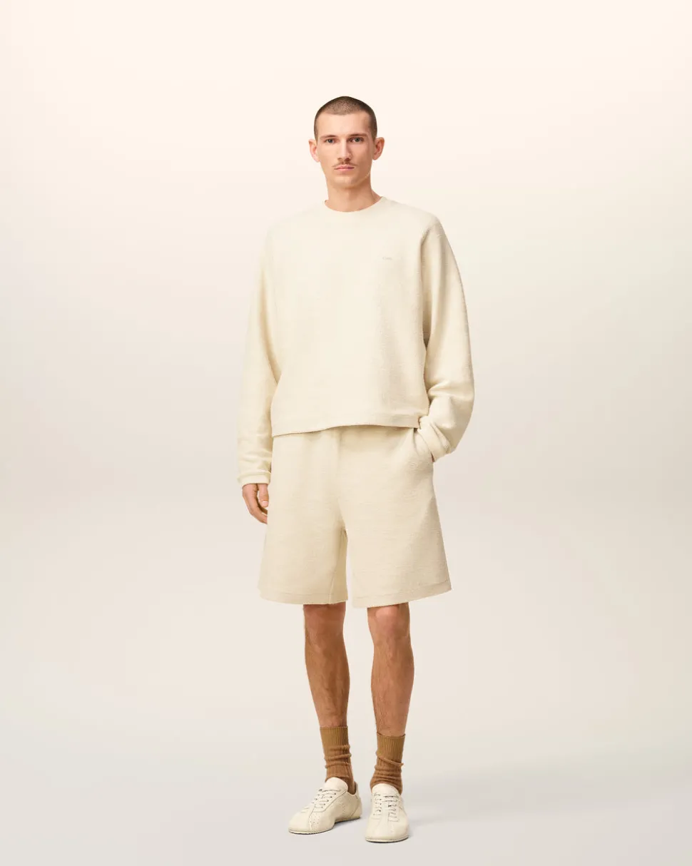 Short Blanc En Coton