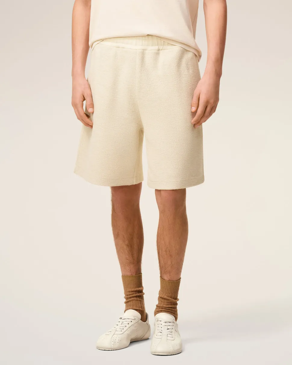 Short Blanc En Coton