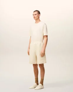 Short Blanc En Coton