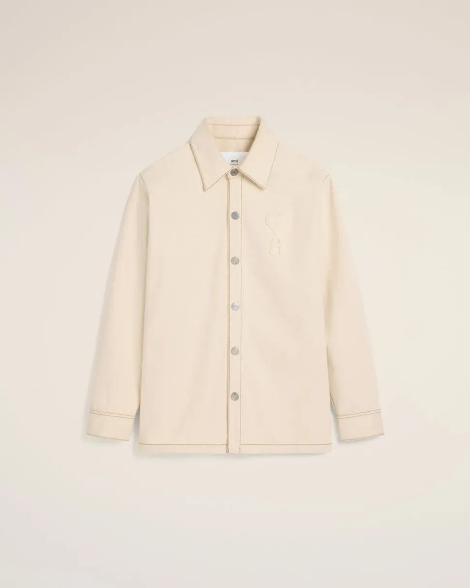Surchemise Beige Ami de Coeur En Coton