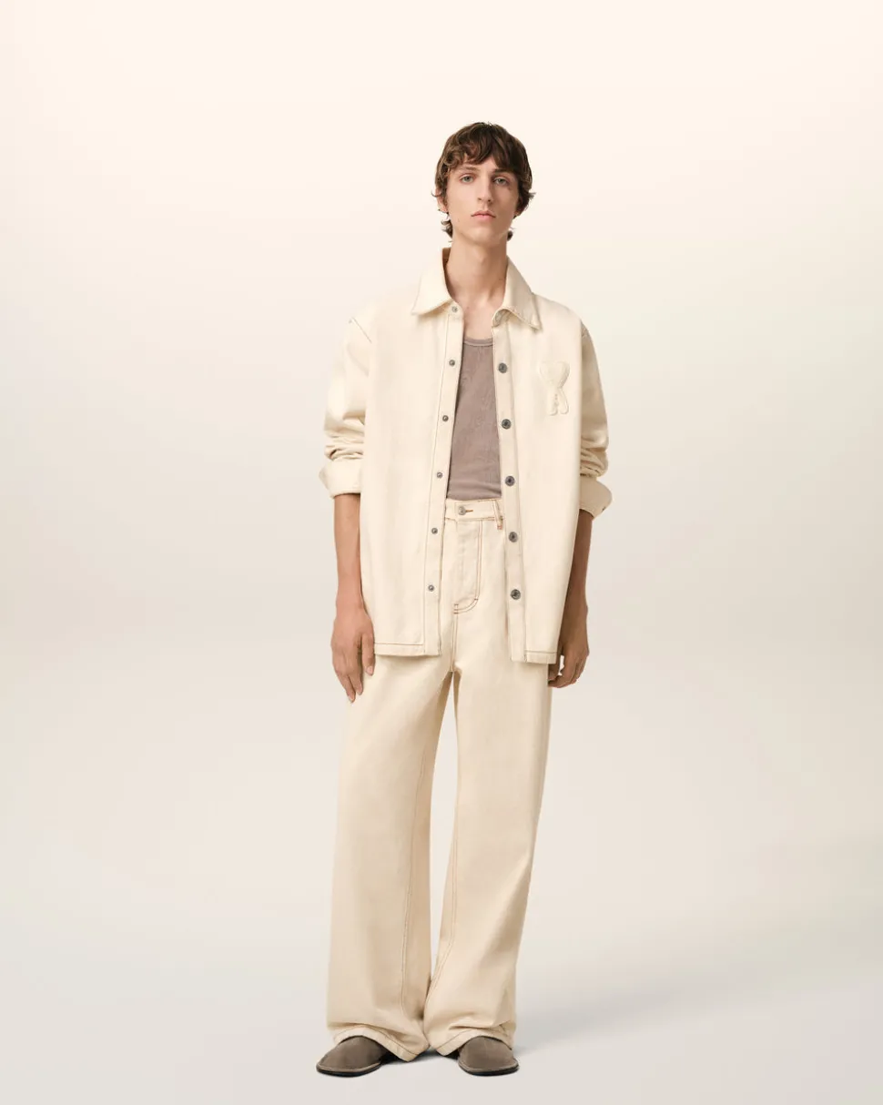 Surchemise Beige Ami de Coeur En Coton