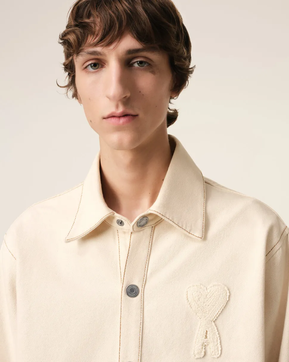 Surchemise Beige Ami de Coeur En Coton