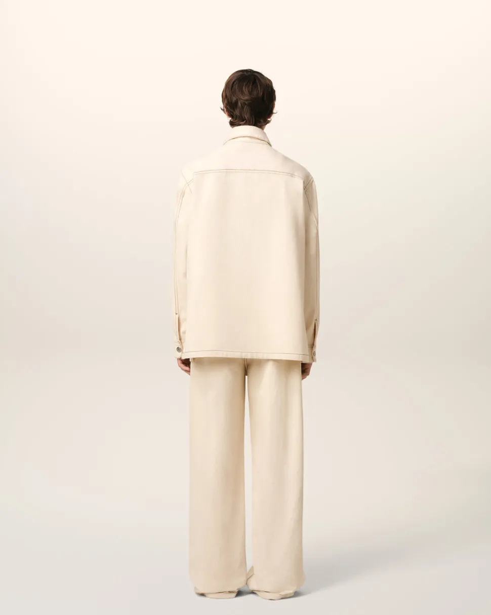 Surchemise Beige Ami de Coeur En Coton