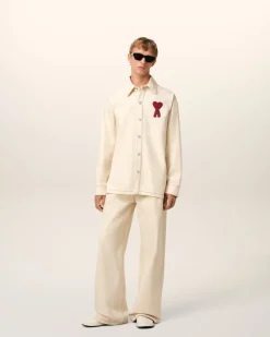 Surchemise Beige Ami de Coeur En Coton