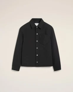 Surchemise Noire Ouatinée Ami de Coeur En Toile
