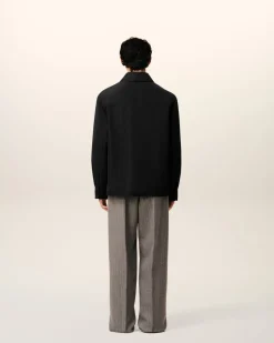 Surchemise Noire Rembourrée Ami De Coeur En Taffetas