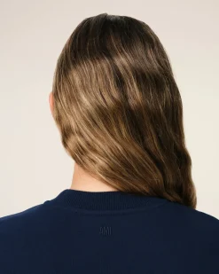 Sweatshirt Bleu Ami De Coeur En Coton Biologique