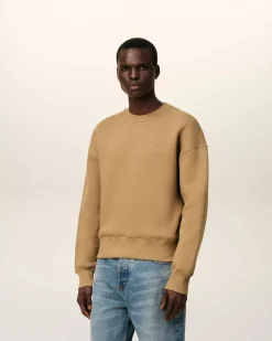 Sweatshirt Marron Ami De Coeur En Coton