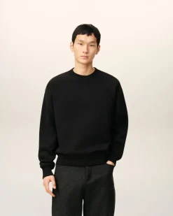 Sweatshirt Noir Ami De Coeur En Coton