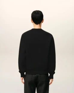 Sweatshirt Noir Ami De Coeur En Coton