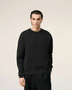 Sweatshirt Noir Ami de Coeur En Coton