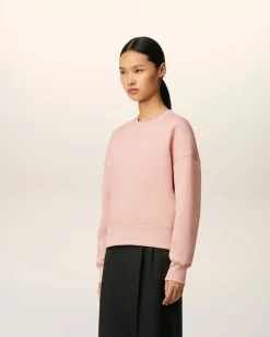 Sweatshirt Rose Ami De Coeur En Coton