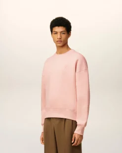 Sweatshirt Rose Ami De Coeur En Coton