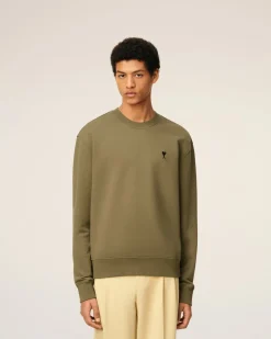 Sweatshirt Vert Ami De Coeur En Coton