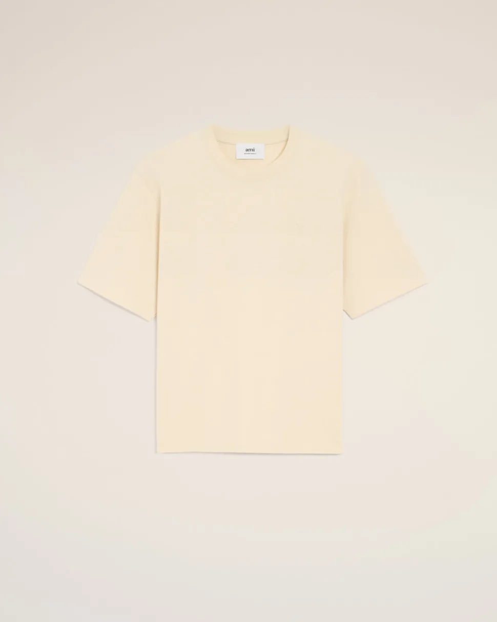 T-shirt Blanc Ami De Coeur En Coton