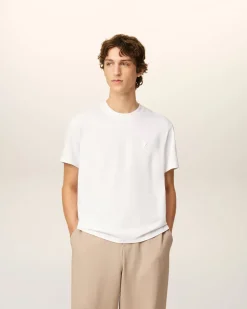 T-shirt Blanc Ami De Coeur En Coton Biologique