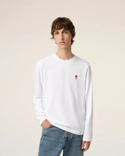 T-shirt Blanc Ami De Coeur En Coton Biologique