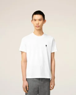 T-shirt Blanc Ami De Coeur En Coton
