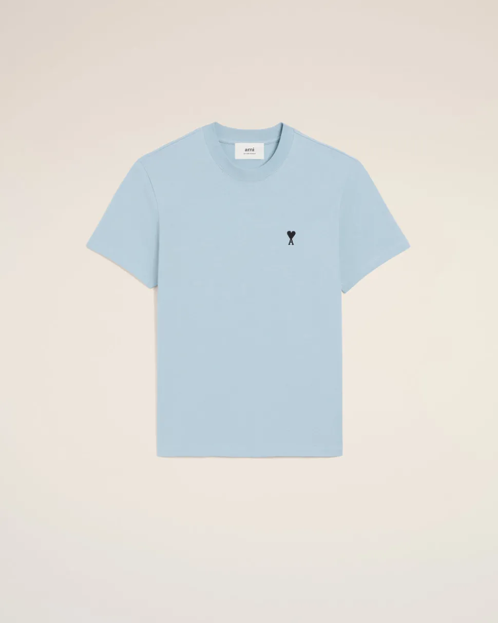 T-shirt Bleu Ami De Coeur En Coton