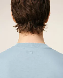 T-shirt Bleu Ami De Coeur En Coton