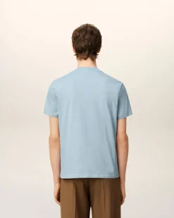 T-shirt Bleu Ami De Coeur En Coton