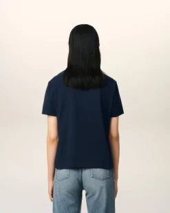 T-Shirt Bleu Marine Ami de Coeur En Coton