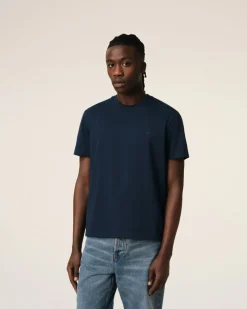 T-Shirt Bleu Marine Ami de Coeur En Coton