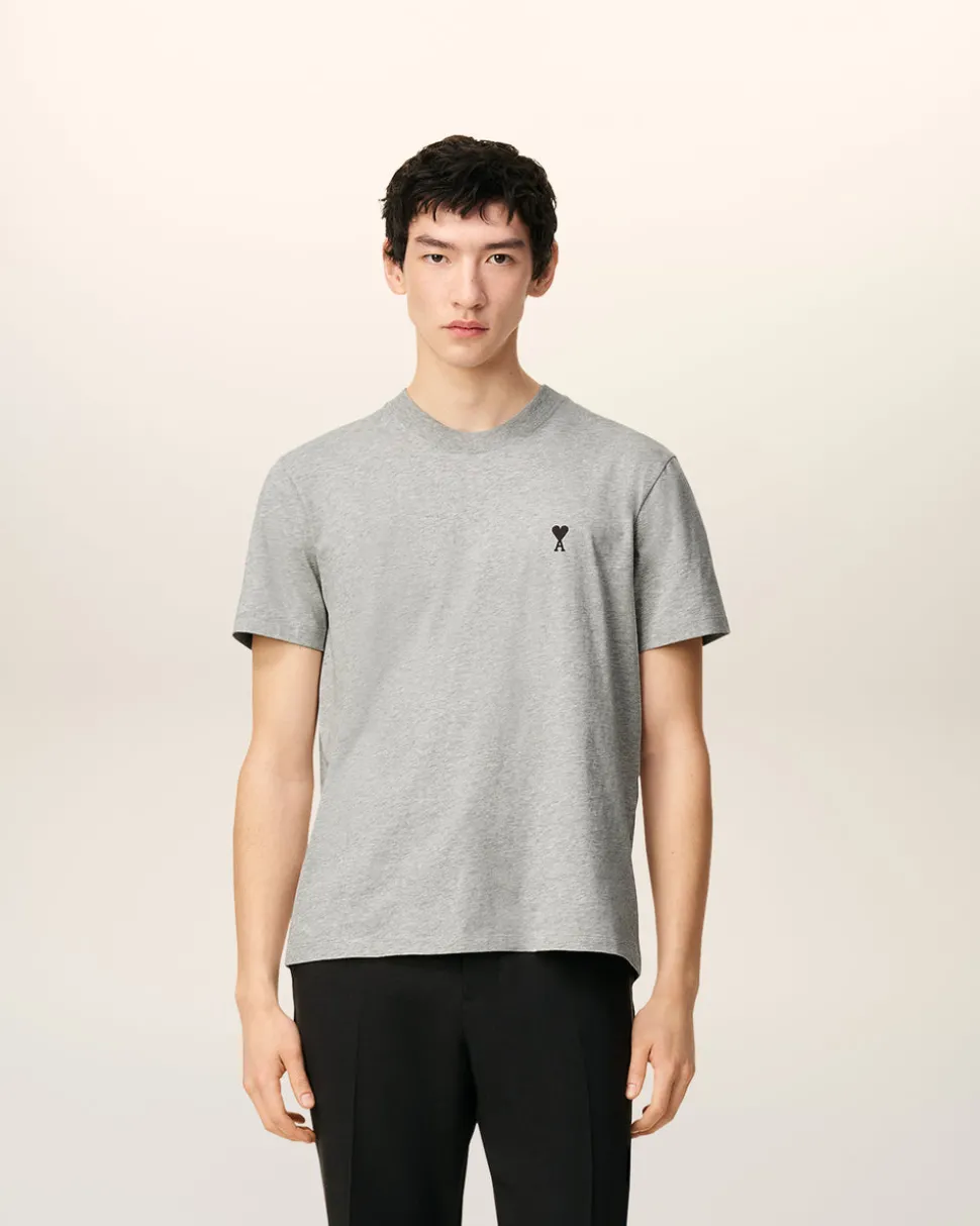 T-shirt Gris Ami De Coeur En Coton